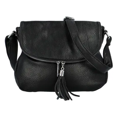 Stylová dámská crossbody kabelka Uljana, černá