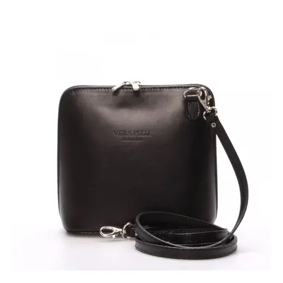 Dámská kožená crossbody Kirsten, černá