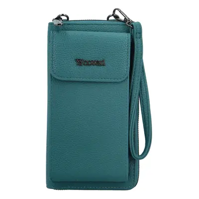 Stylová dámská crossbody peněženka Coveri Berllys, tyrkysová