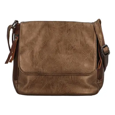 Stylová dámská crossbody Metagga new, bronzová