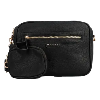 Malá trendy dámská crossbody kabelka Ilijah, černá