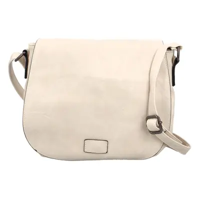 Menší dámská crossbody s velkou klopou Rashida, béžová