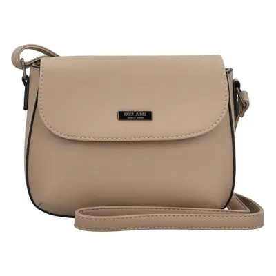 Módní dámská crossbody kabelka Delami Little Mia, taupe