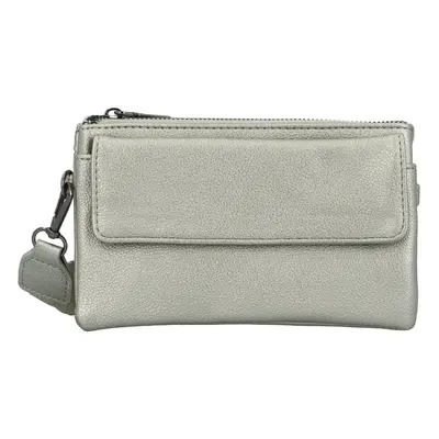 Trendy dámská crossbody kabelka Santiana new, stříbrná