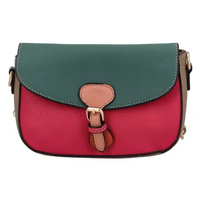 Trendy malá dámská koženková crossbody Susana, modrá