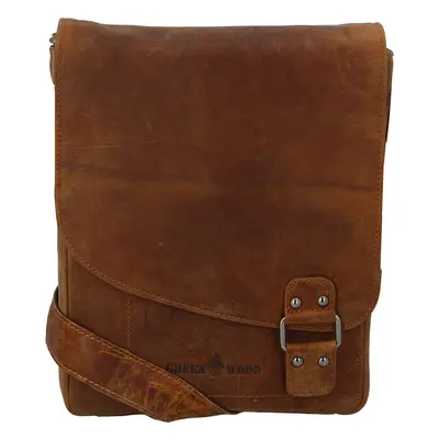 Luxusní kožená crossbody taška Indiana, camel