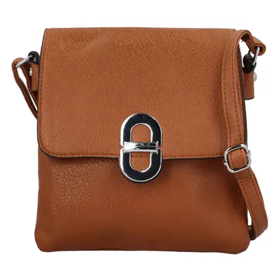 Stylová dámská crossbody Sewtie, hnědá