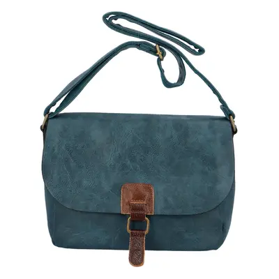 Výrazná dámská koženková crossbody Santara, modrá