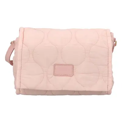 Pohodová dámská prošívaná crossbody Andrela, růžová