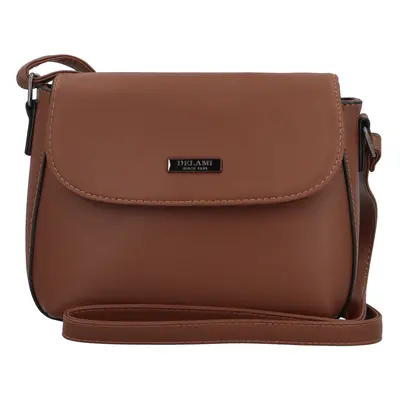 Módní dámská crossbody kabelka Delami Little Mia, coffee