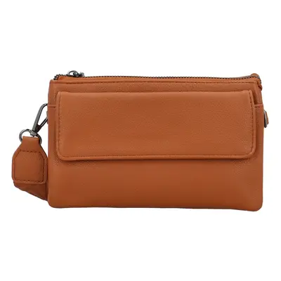 Trendy dámská crossbody kabelka Santiana new, hnědá