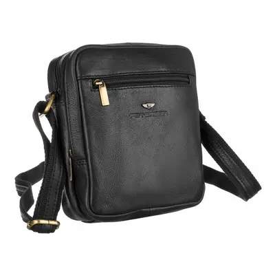 Stylová pánská kožená crossbody Jeffrey, černá