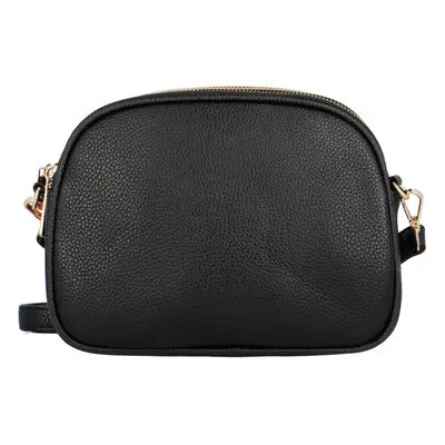 Trendy dámská koženková crossbody kabelka Sanix, černá