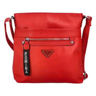 Trendová dámská crossbody kabelka Roxana, červená