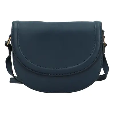 Módní dámská koženková crossbody kabelka Caila, tmavě modrá