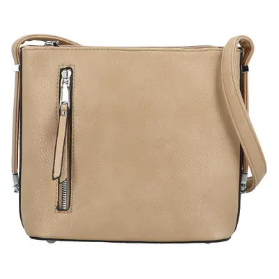 Trendy dámská mini crossbody kabelka Tirila, béžová