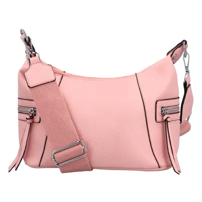 Stylová dámská crossbody Michitta, světle růžová