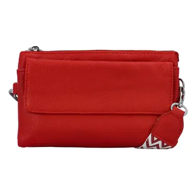 Trendy dámská crossbody kabelka Santiana, červená