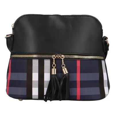 Stylová dámská crossbody kabelka Lidiona, černá