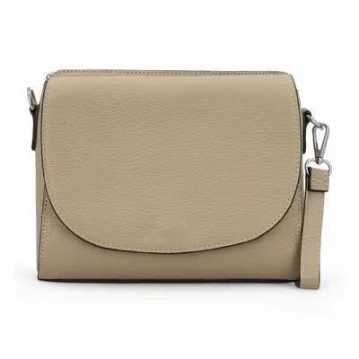 Dámská trendy kožená crossbody kabelka Eva, taupe