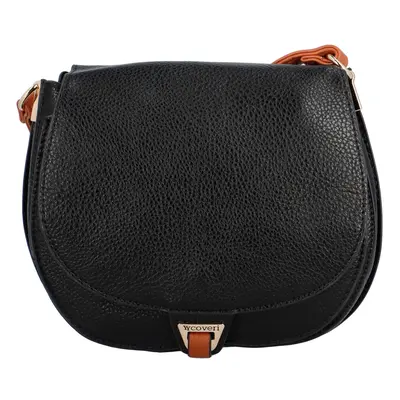 Elegantní koženková crossbody Suzie, černá