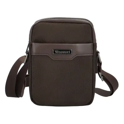 Elegantní pánská textilní crossbody Detre new, coffee