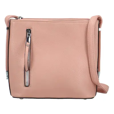 Trendy dámská mini crossbody kabelka Tirila, růžová