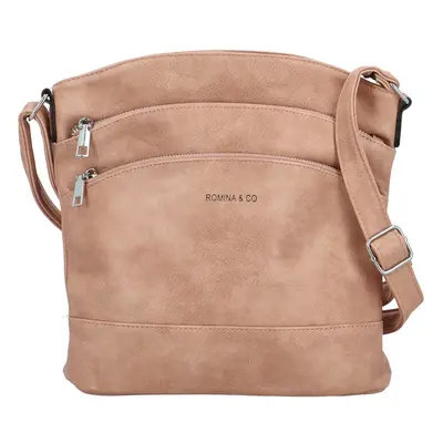 Stylová dámská crossbody Romina & Co. Bags Tofilla, světle růžová