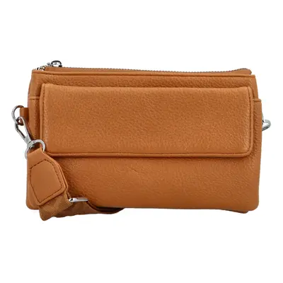 Trendy dámská crossbody kabelka Santiana Lea, hnědá