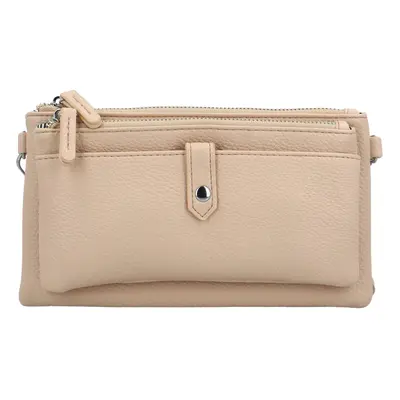 Stylová malá crossbody kabelka Perlla new, pudrová