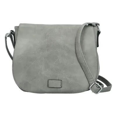 Trendy dámská crossbody s velkou klopou Rashida new, šedá