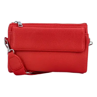 Trendy dámská crossbody kabelka Santiana Lea, červená