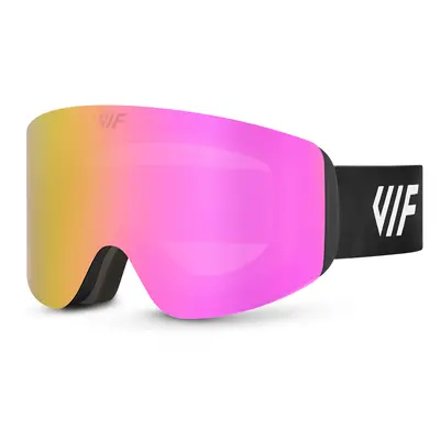 Lyžařské a snowboardové brýle VIF SKI & SNB Black x Pink