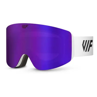 Lyžařské a snowboardové brýle VIF SKI & SNB White x Purple