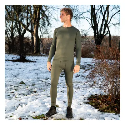 TERMOVEL Pánské spodky WOOL PANTS khaki