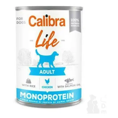 Calibra Dog Life konz.Adult Chicken with rice 400g + Množstevní sleva