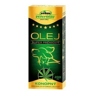 VITAR Veterinae Konopný olej 200ml