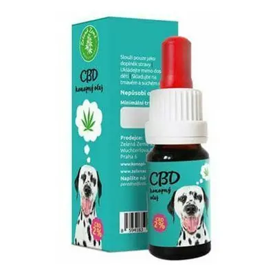 CBD olej pro zvířata 2%, 10 ml