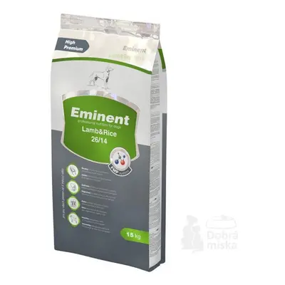 Eminent Dog Lamb Rice 15kg + 2kg zdarma