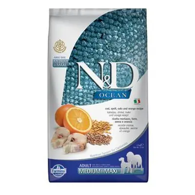 N&D OCEAN DOG LG Adult M/L Codfish & Orange 2,5kg