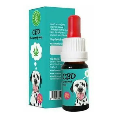 CBD olej pro zvířata 5%, 10 ml