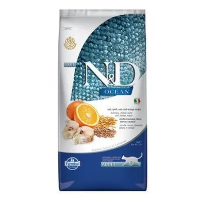 N&D OCEAN CAT LG Adult Codfish & Orange 10kg