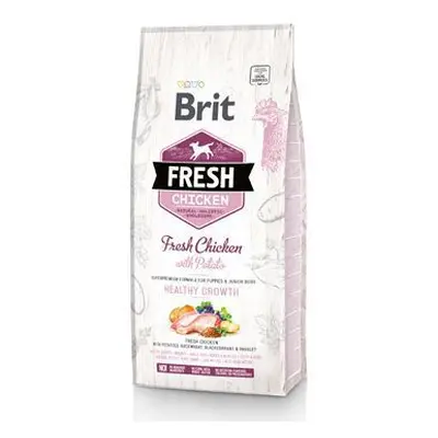 Brit Dog Fresh Chicken&Potato Puppy Healthy Growth12kg