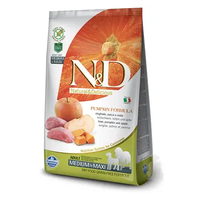 N&D Pumpkin DOG Adult M/L Boar & Apple 2,5kg