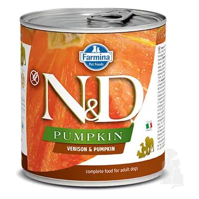 N&D DOG PUMPKIN Adult Venison & Pumpkin 285g + Množstevní sleva 1 + 1 zdarma