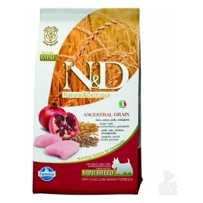 N&D LG DOG Adult Mini Chicken & Pomegranate 2,5kg