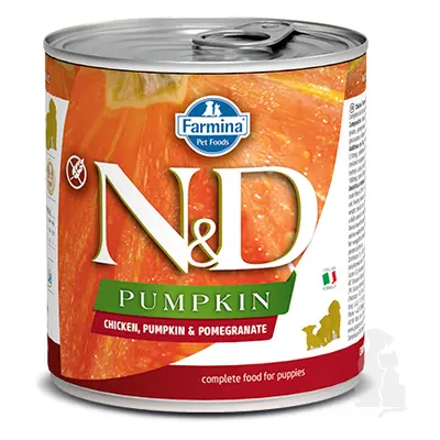 N&D DOG PUMPKIN Puppy Chicken & Pomegranate 285g + Množstevní sleva 1+1