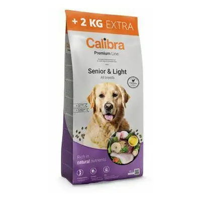 Calibra Dog Premium Line Senior&Light 12+2kg +2 kg zdarma