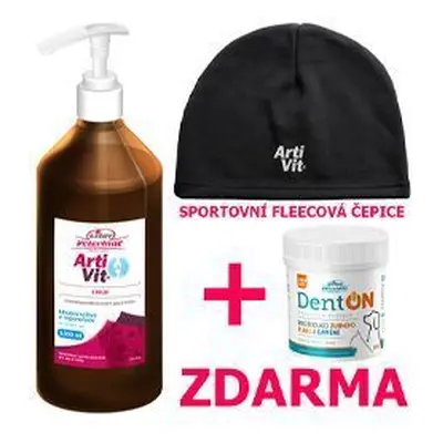 VITAR Veterinae ArtiVit Sirup 1000ml+DentON100g+čepice