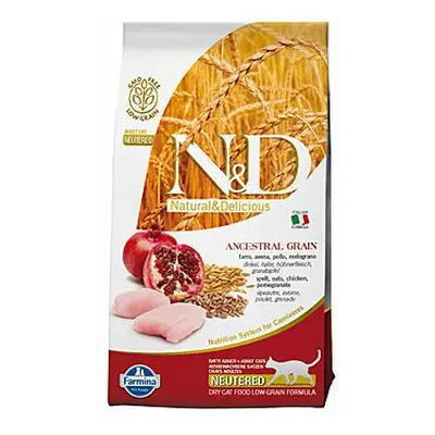 N&D LG CAT Neutered Chicken & Pomegranate 1,5kg